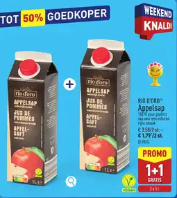 ALDI Rio d'oro Appelsap aanbieding