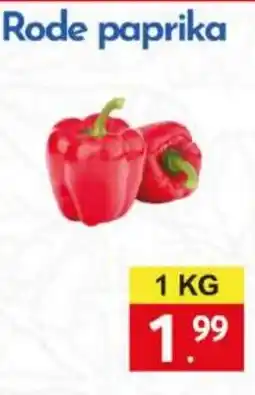 Tanger Markt Rode paprika aanbieding