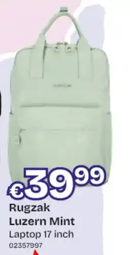 Dreamland Rugzak Luzern Mint aanbieding