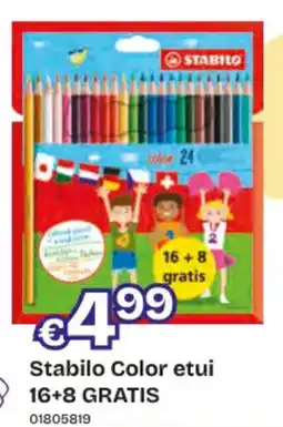 Dreamland Stabilo Color etui 16+8 GRATIS aanbieding