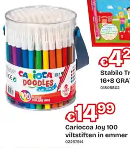 Dreamland Cariocoa Joy 100 viltstiften in emmer aanbieding