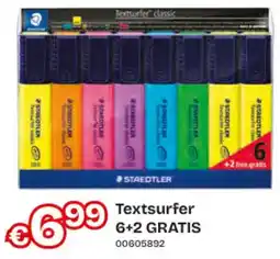 Dreamland STAEDTLER Textsurfer classic 6 + 2 GRATIS aanbieding