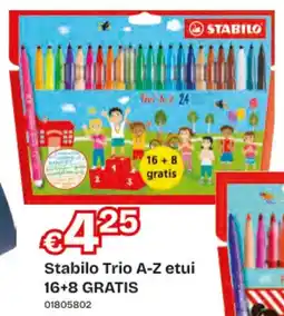 Dreamland Stabilo Trio A-Z etui 16+8 GRATIS aanbieding