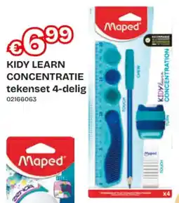 Dreamland Maped KIDY LEARN CONCENTRATIE tekenset 4-delig aanbieding