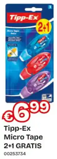 Dreamland Tipp-Ex Micro Tape 2+1 GRATIS aanbieding