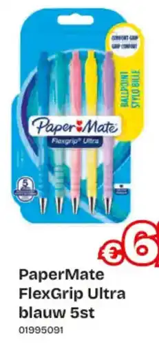 Dreamland Papermate flexgrip ultra blauw aanbieding