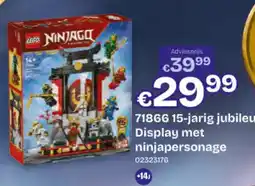 Dreamland 71866 15-jarig jubileum display met ninjapersonage aanbieding