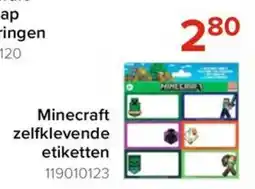 Euroshop Minecraft zelfklevende etiketten aanbieding
