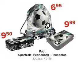 Euroshop Foot Sportzak - Pennenbak - Pennentas aanbieding