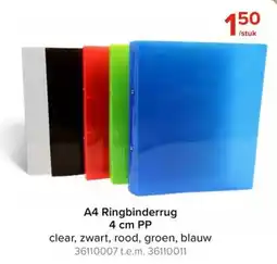 Euroshop A4 ringbinderrug aanbieding