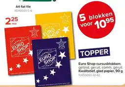 Euroshop Euro Shop cursusblokken aanbieding