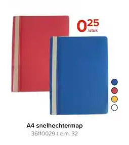 Euroshop A4 snelhechtermap aanbieding