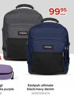 Euroshop Eastpak ultimate black/navy denim aanbieding