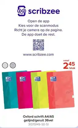 Euroshop Oxford schrift aanbieding