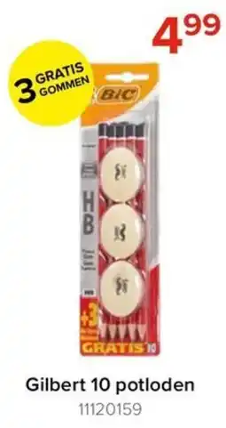Euroshop gilbert 10 potloden aanbieding