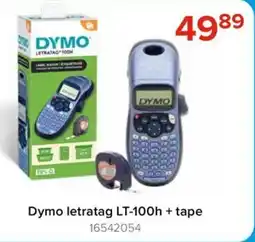 Euroshop Dymo letratag lt-100h + tape aanbieding