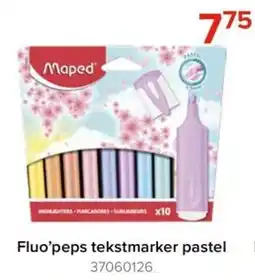 Euroshop Fluo'peps tekstmarker pastel aanbieding