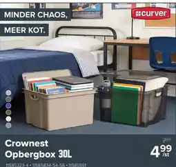 Euroshop Crownest Opbergbox aanbieding