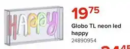 Euroshop Globo tl neon led happy aanbieding