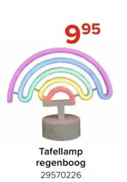 Euroshop Tafellamp regenboog aanbieding