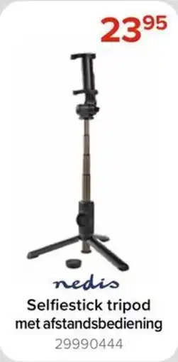 Euroshop Selfiestick tripod met afstandsbediening aanbieding