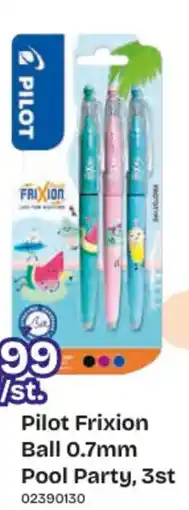 Dreamland Pilot Frixion Ball 0.7mm Pool Party, 3st aanbieding