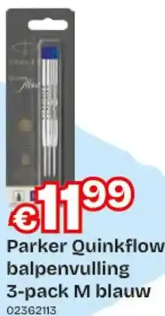 Dreamland Parker Quinkflow balpenvulling aanbieding