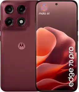 Coolblue Motorola Edge 70 Pro 256GB Rood 5G aanbieding