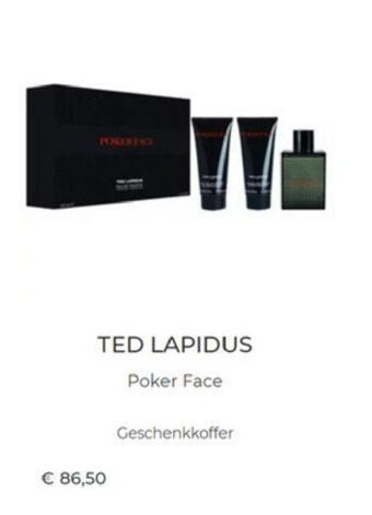Ted Lapidus Poker Face