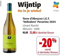 Colruyt Terre d'Abruzzo I.G.T. 'Vellodoro' Pecorino aanbieding
