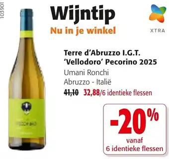 Terre d'Abruzzo I.G.T. 'Vellodoro' Pecorino