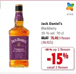 Colruyt Jack Daniel's Blackberry aanbieding