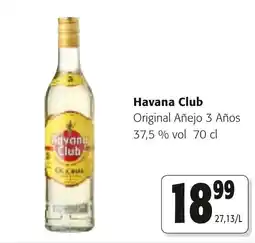 Colruyt Havana club original añejo 3 años aanbieding