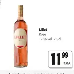 Colruyt Lillet rosé aanbieding