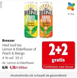 Colruyt Breezer hard iced tea aanbieding