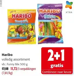Colruyt Haribo volledig assortiment aanbieding