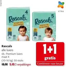Colruyt Rascals alle luiers aanbieding