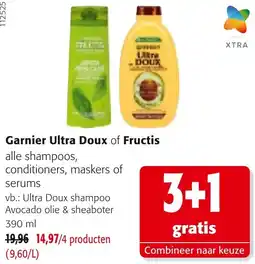 Colruyt Garnier Ultra Doux of Fructis aanbieding