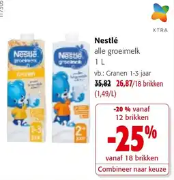 Colruyt Nestlé alle groeimelk aanbieding