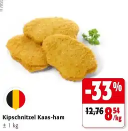 Colruyt Kipschnitzel Kaas-ham aanbieding
