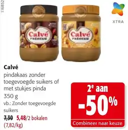 Colruyt Calvé pindakaas aanbieding