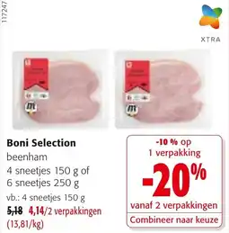 Colruyt Boni Selection beenham aanbieding