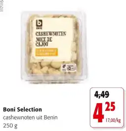 Colruyt Boni Selection cashewnoten uit Benin aanbieding