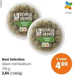 Colruyt Boni Selection olijven met basilicum aanbieding