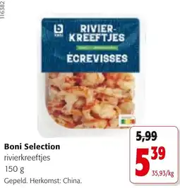 Colruyt Boni Selection rivierkreeftjes aanbieding