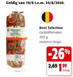 Colruyt Boni Selection cocktailtomaten aanbieding