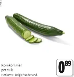 Colruyt Komkommer aanbieding