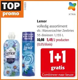 Colruyt Lenor volledig assortiment aanbieding