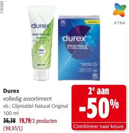 Colruyt Durex volledig assortiment aanbieding