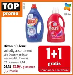 Colruyt Dixan of Fleuril aanbieding
